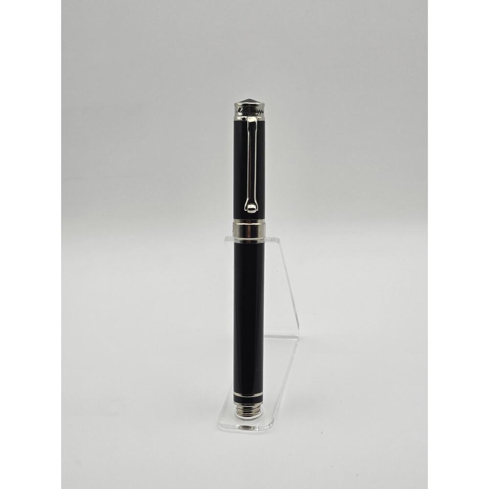 Montegrappa Ducale Black Fountain Pen with Olympic Rings M Nib + Converter